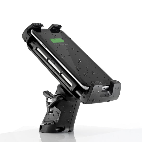 ROKK Wireless - Edge 10W. Adjustable 12V / 24V Waterproof Wireless Phone Charging Mount.